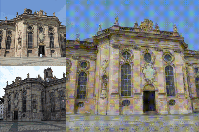 Feed-forward 3D Gaussian splatting for unconstrained images